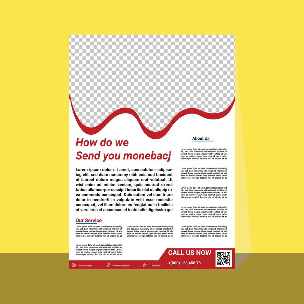 Marketing flyer Design vector