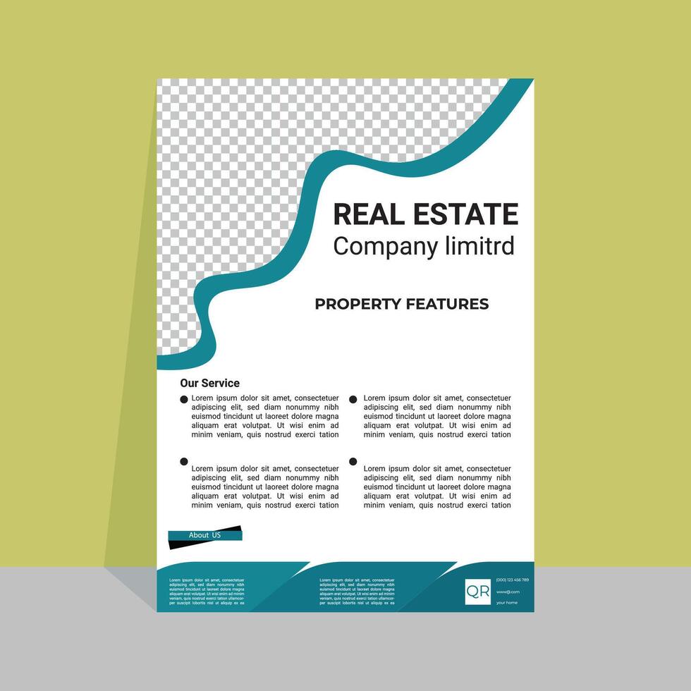 Real Estate Business Flyer vector