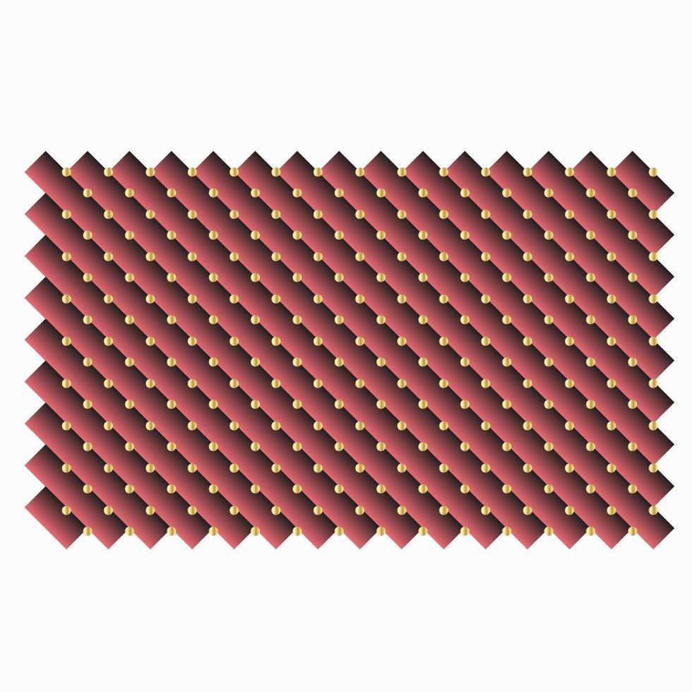 Luxury pattern background design in red colour. vector