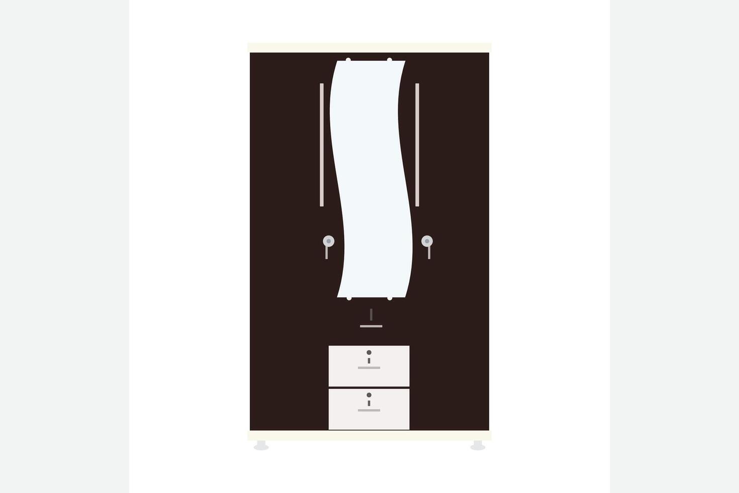 Safe Almirah Illustration unique design vector