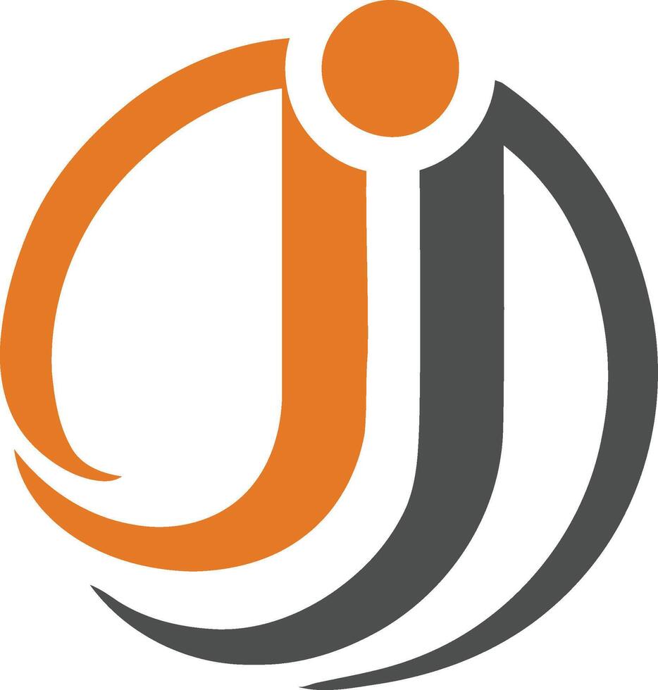 letter j logo icon vector