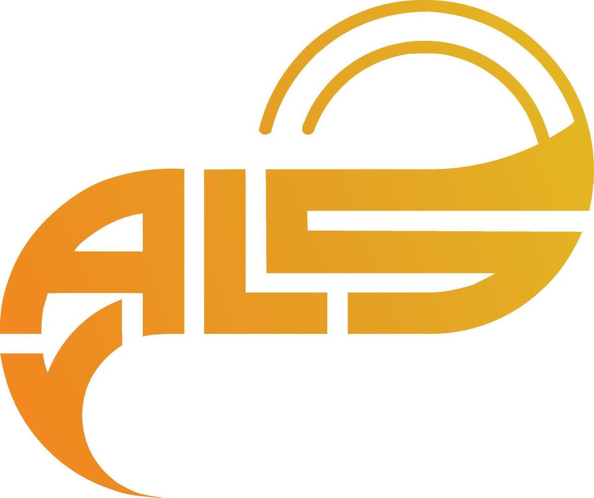 ALS shrimp Logo vector