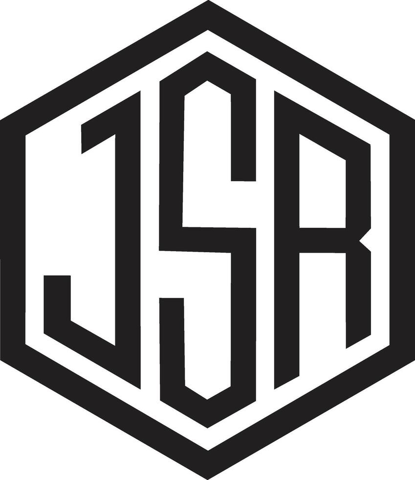 JSR Letter Logo vector