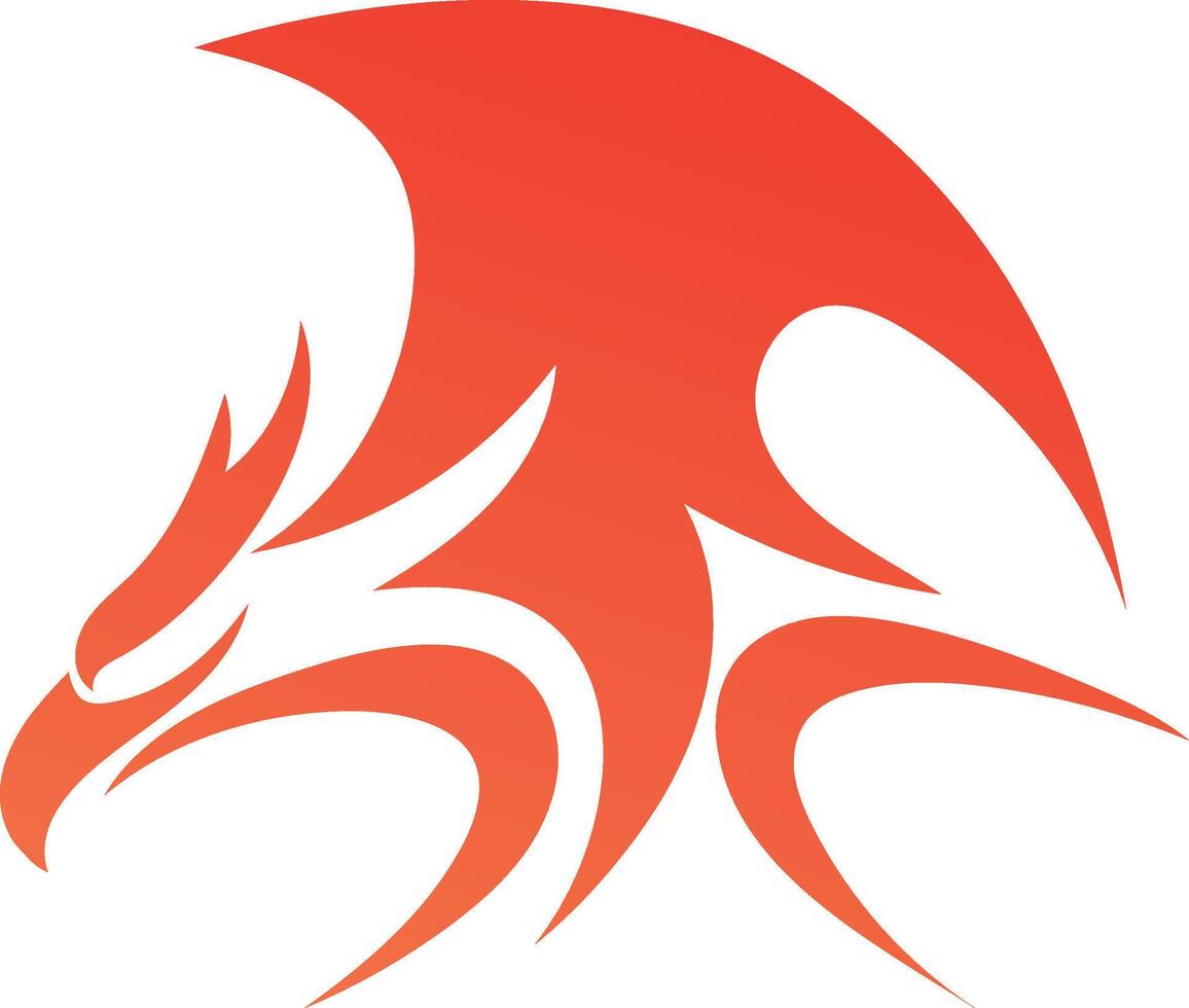 phoenix logo design vector