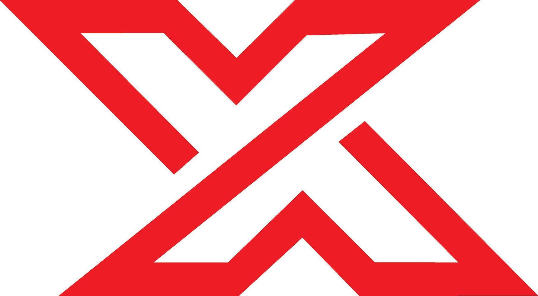 x logo design illustrator vector