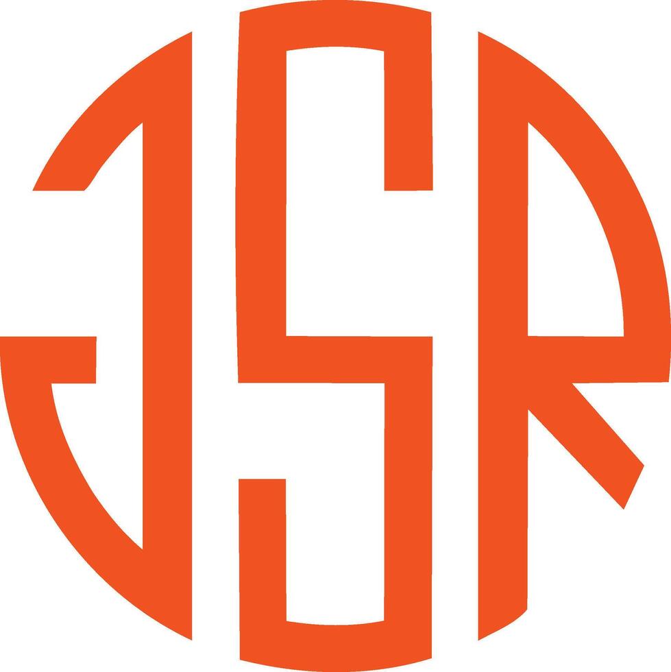 JSR Logo design vector