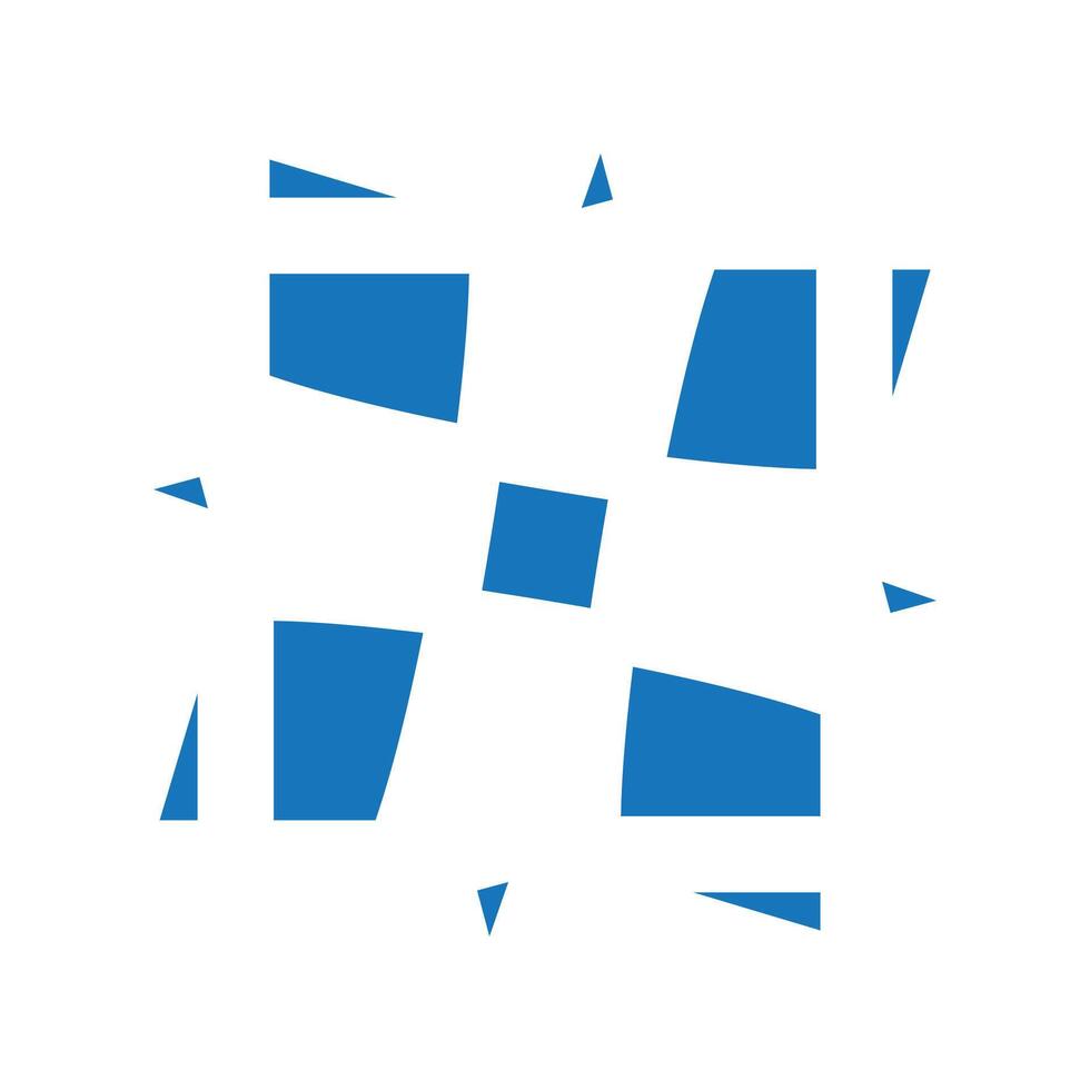 four corners lucky logo symbol icon vector