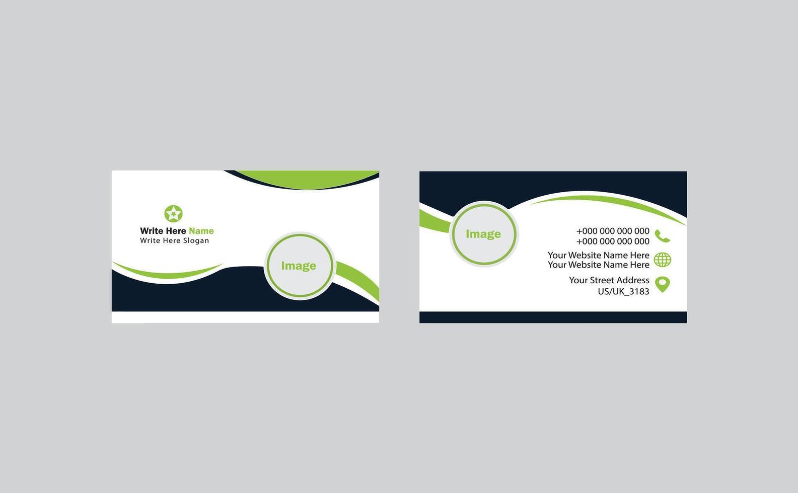 Editable Luxury Professional Business Card Available For Any Person vector