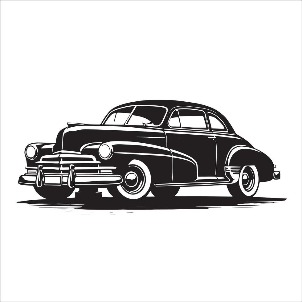 Vintage Car Design vector