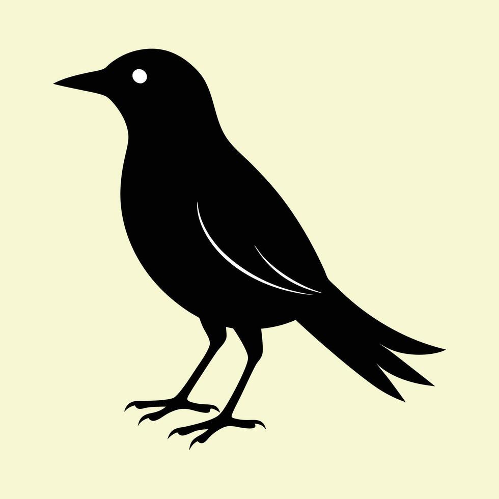 Crow Logo Template Design vector