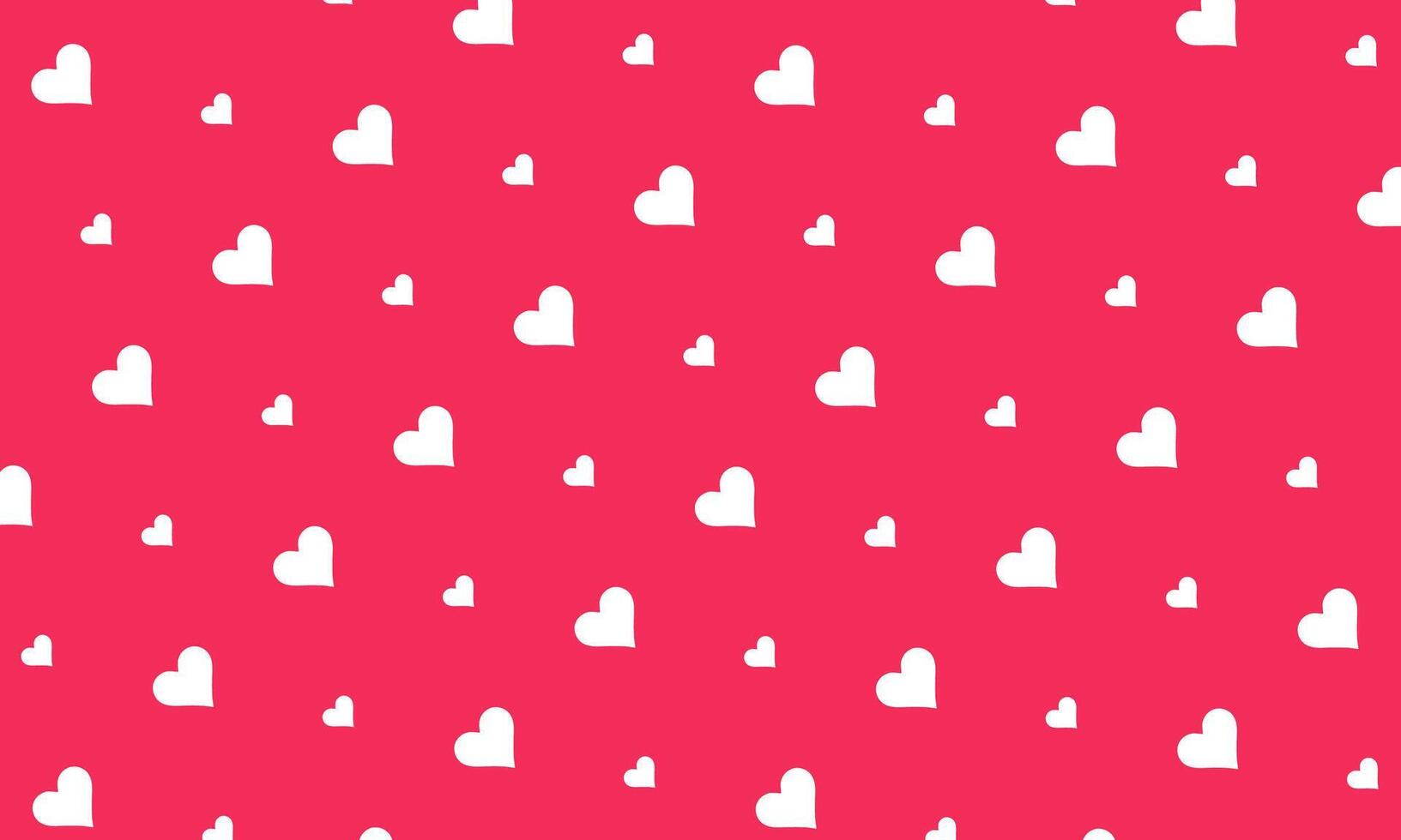 Seamless pattern with hearts for Valentine's Day illustration. vector