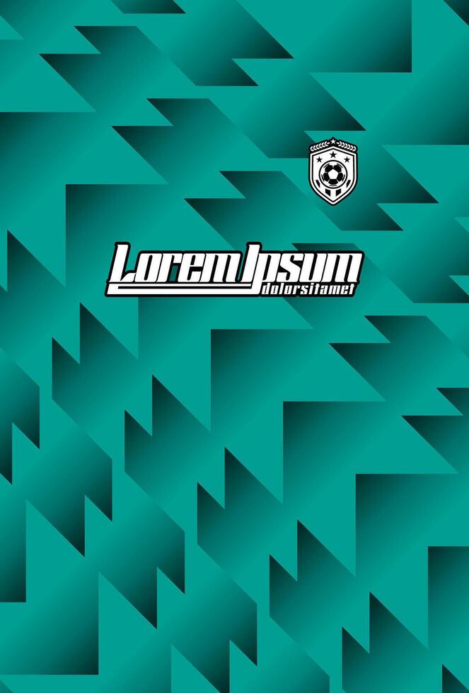 Abstract background for sports jersey pattern tosca vector