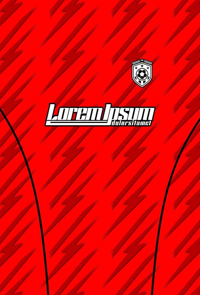 Abstract background for sports jersey pattern red vector