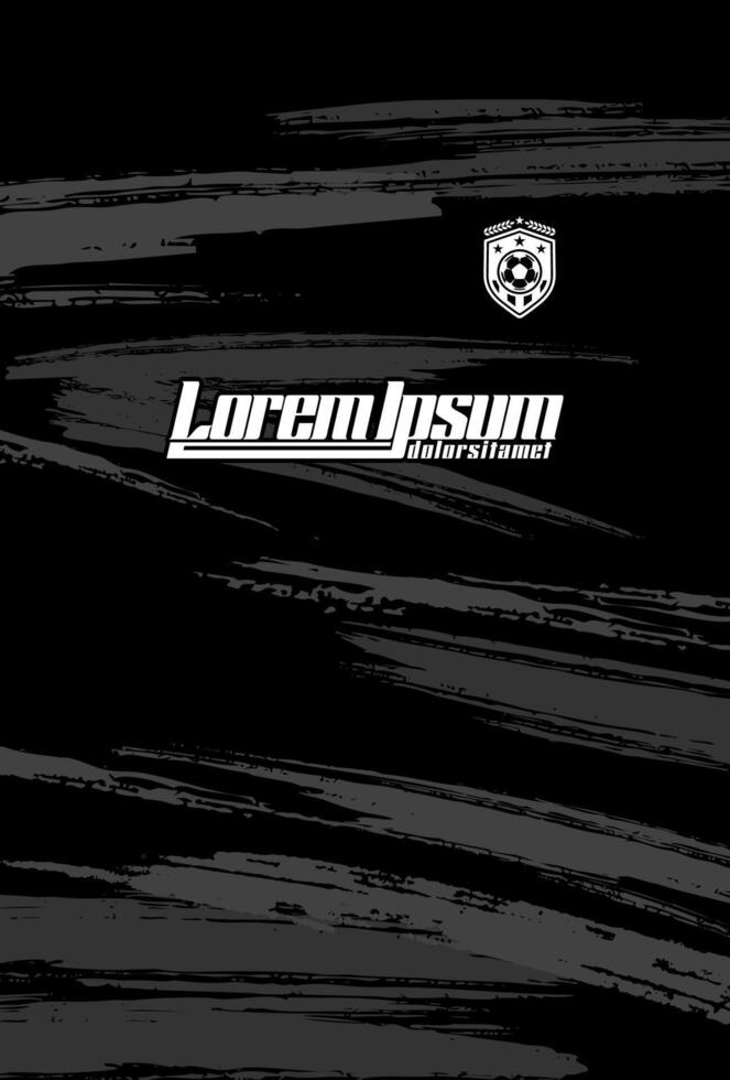 Abstract background for sports jersey pattern brush black vector