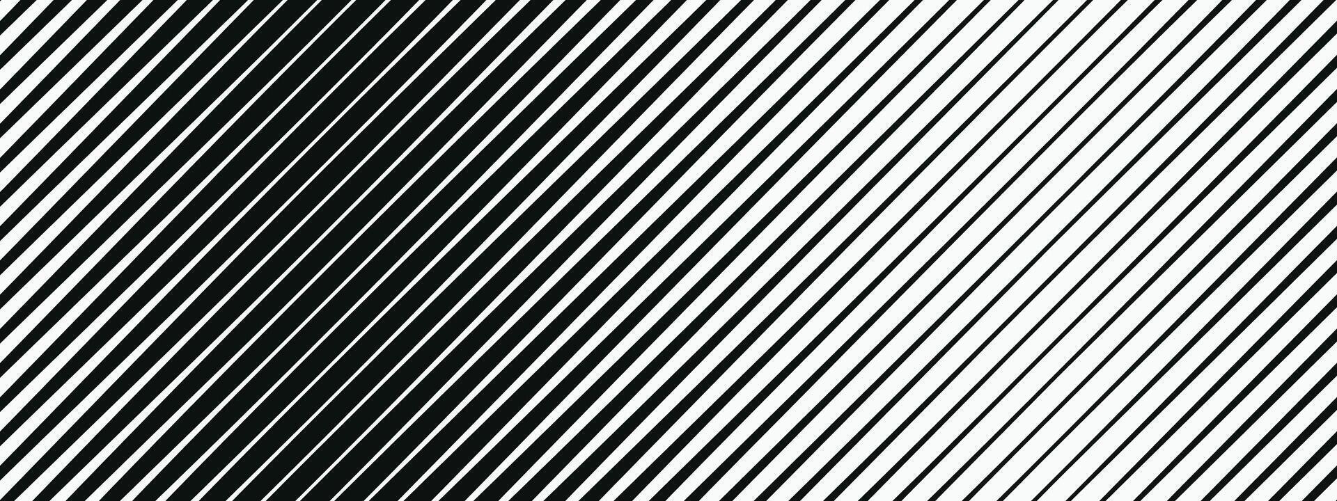 Black diagonal gradient background. Parallel slanting line. Angle of thick and thin strips. Retro manga backdrop for wallpaper, cover, website, poster. vector