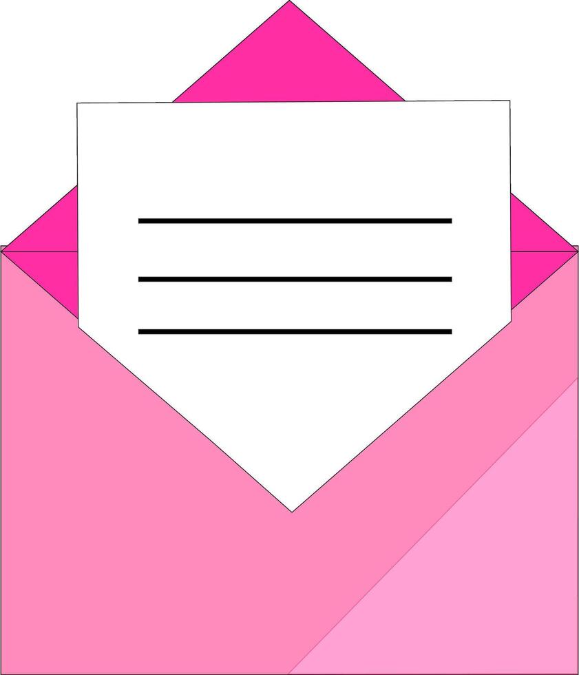 mail letter or envelope vector