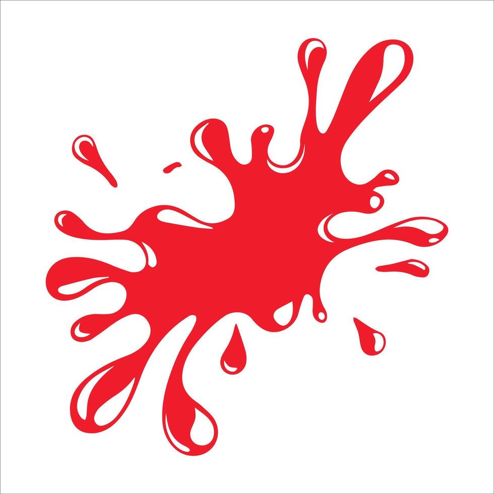 Blood Splatter Icon Set vector