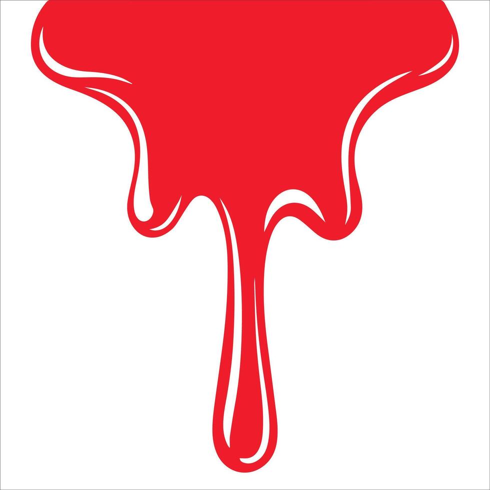 Abstract Blood Streak Illustration vector
