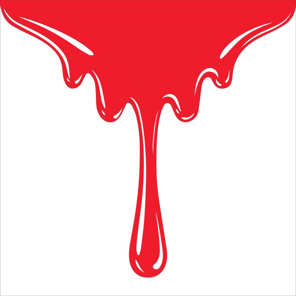Abstract Blood Splatter Art vector