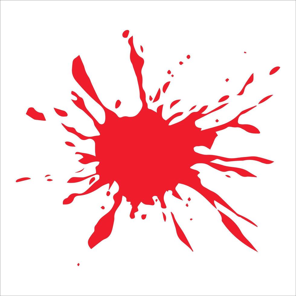 Bold Blood Splash Illustration vector