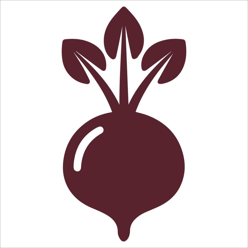 Minimalist Beetroot Icon Pack vector