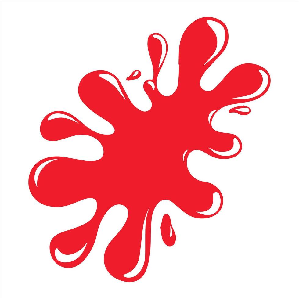 Blood Drop Silhouette vector