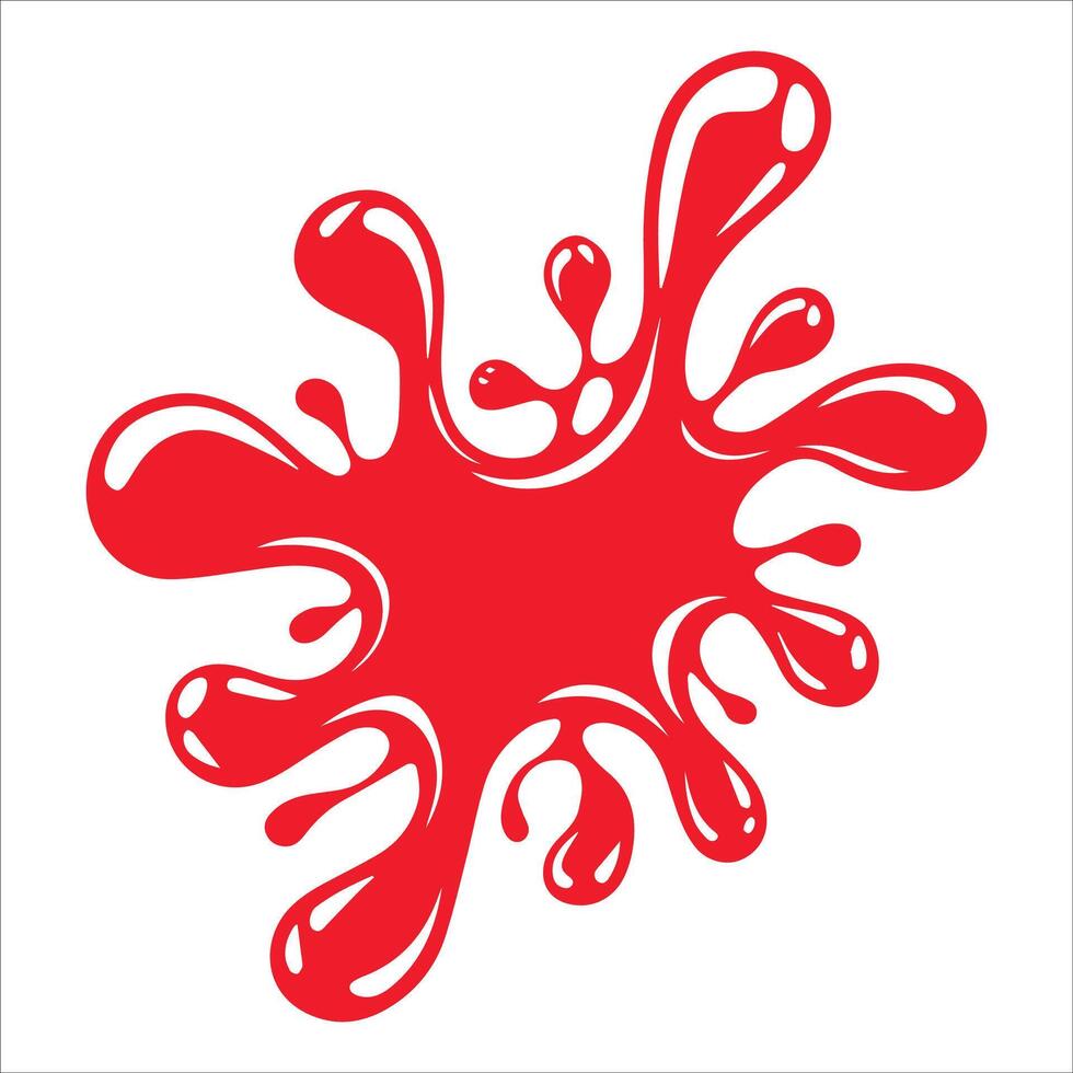Minimal Blood Drop Design vector