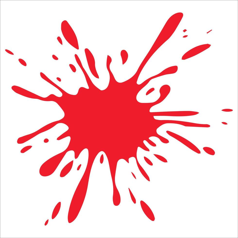Glossy Blood Drop Design vector