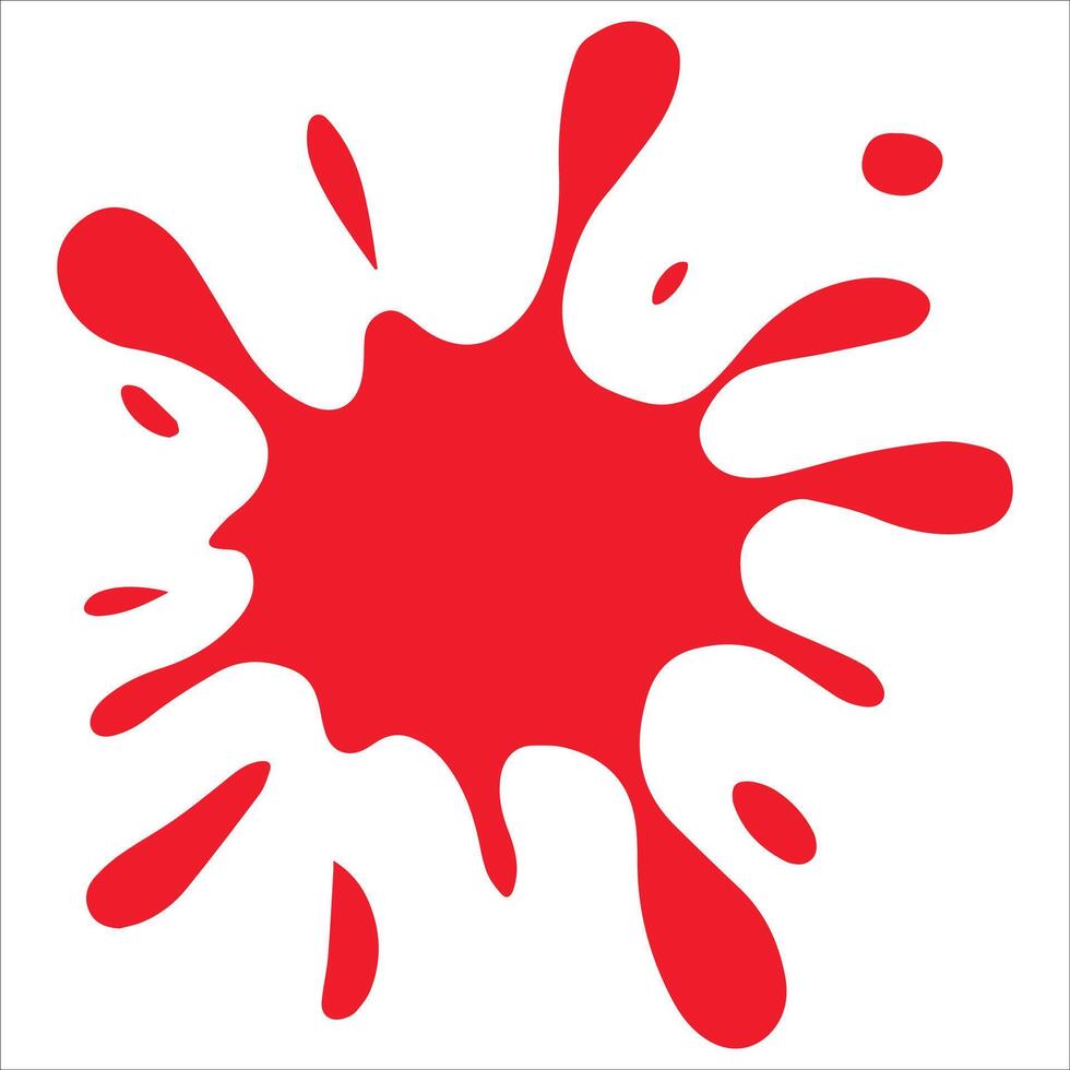 Liquid Blood Flow Shape vector