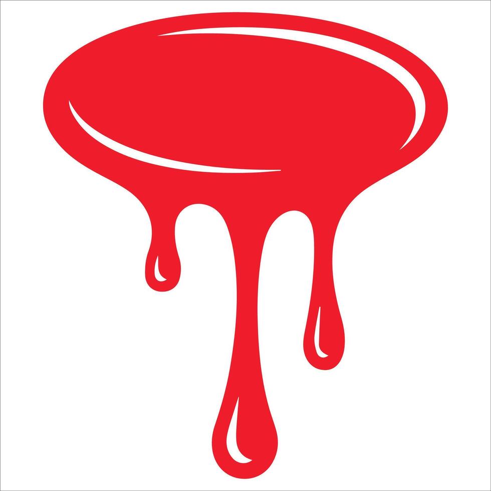 Faded Blood Stain Effect vector