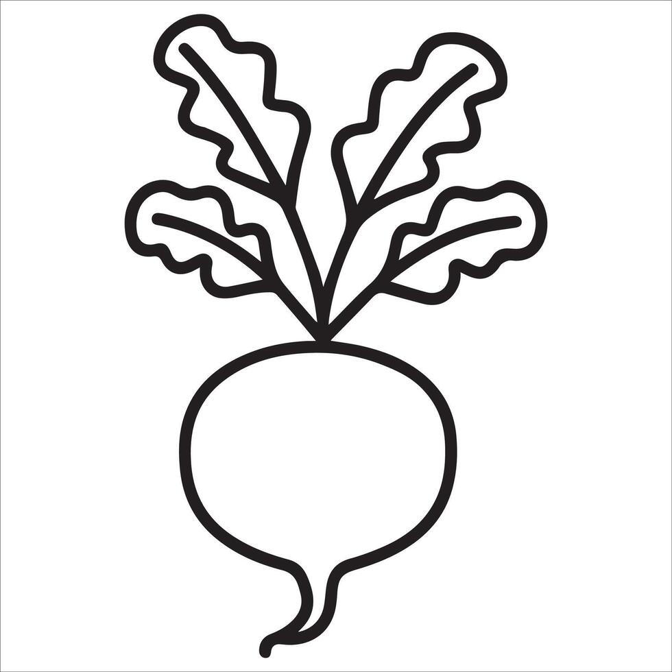 Timeless Beetroot Icon Collection vector
