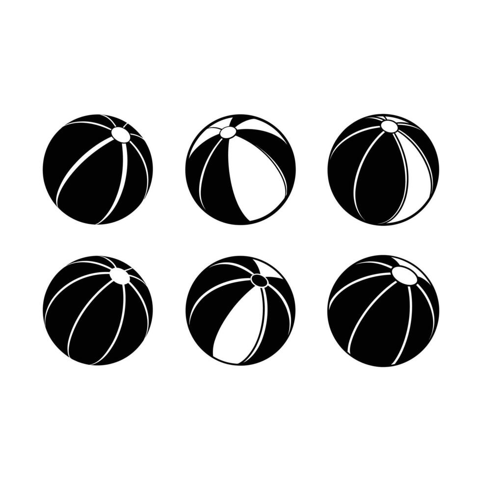 Beach Ball Icon Graphic Design - Fun, Colorful and Creative File vector