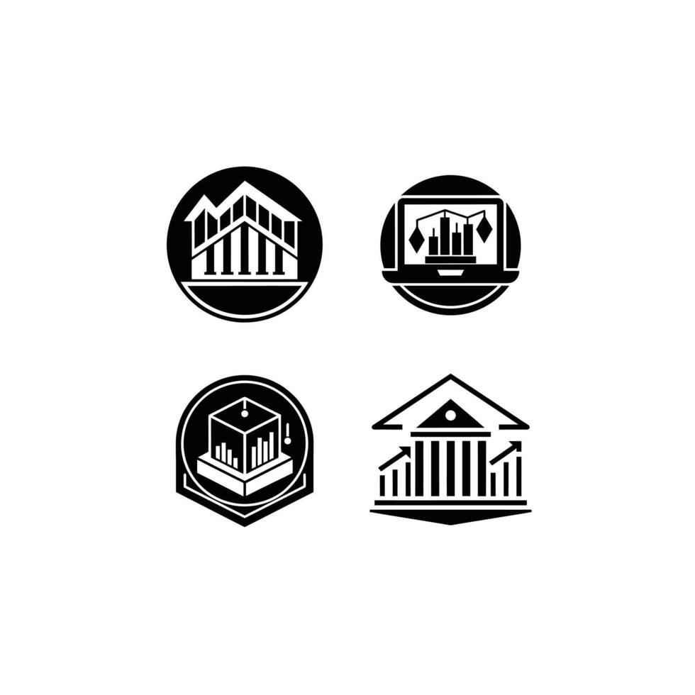 Trading Platform Design for Digital Solutions vector