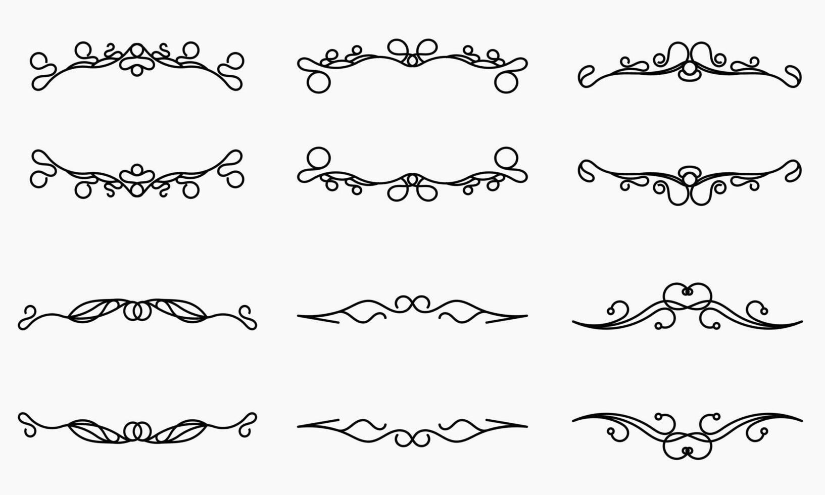a collection of ornaments that can be used as accessories. Suitable for invitation accessories vector