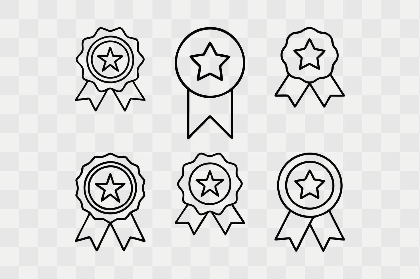 Award badge icon design vector