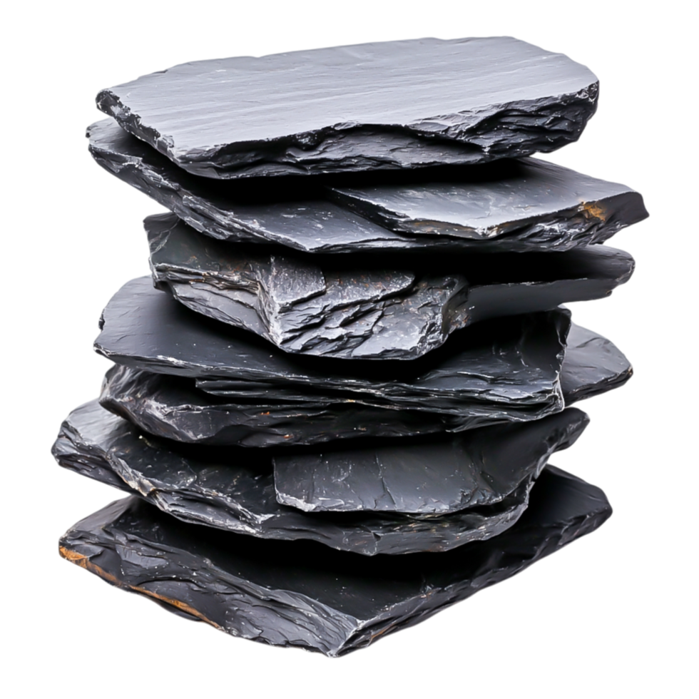 Stacked Slate Stone Rocks for Modern Home Decor and Landscaping png
