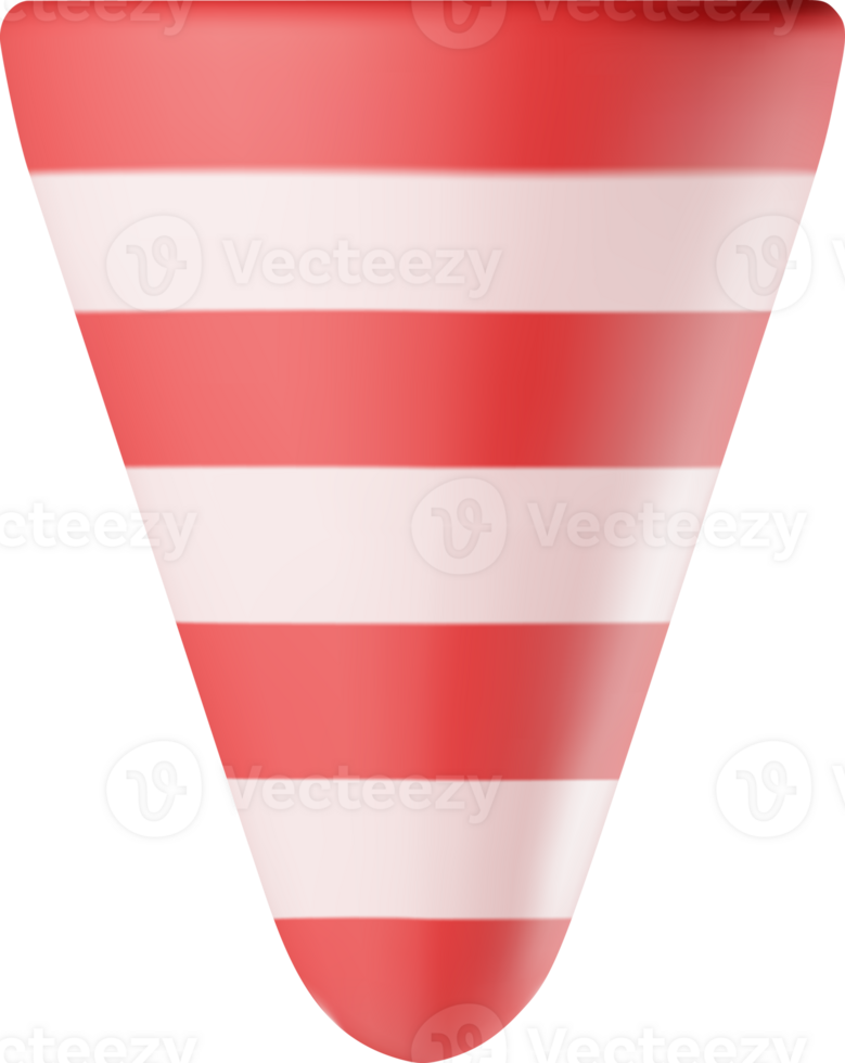 3D Empty Party red Popper png