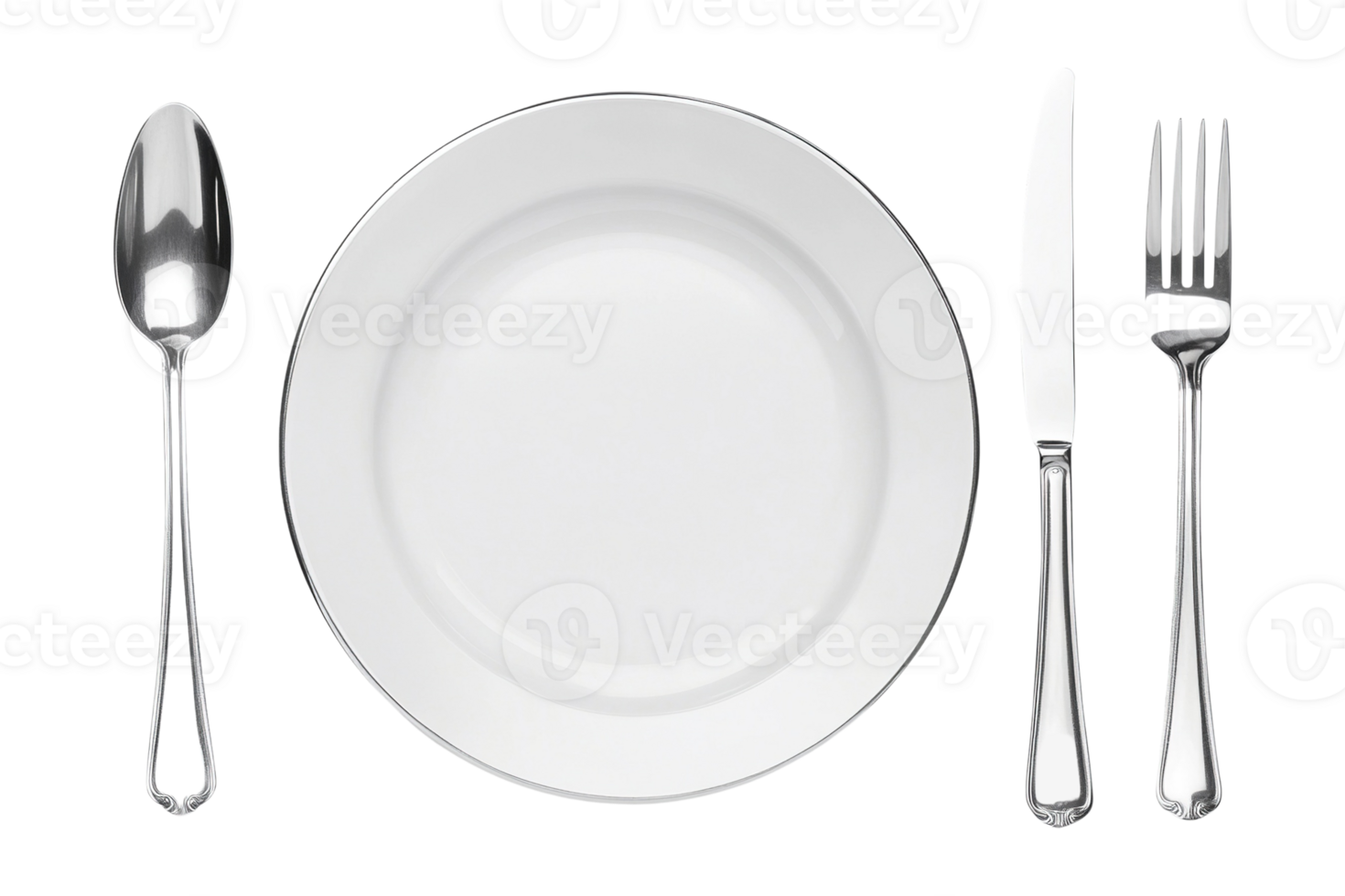 Elegant Table Setting with Cutlery png