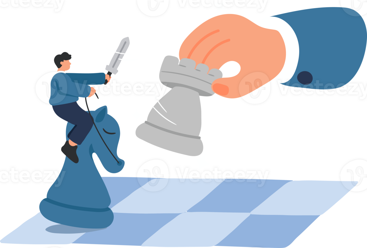 Strategic Battle in Business and Finance. Chess, Board, Strategy Illustration png