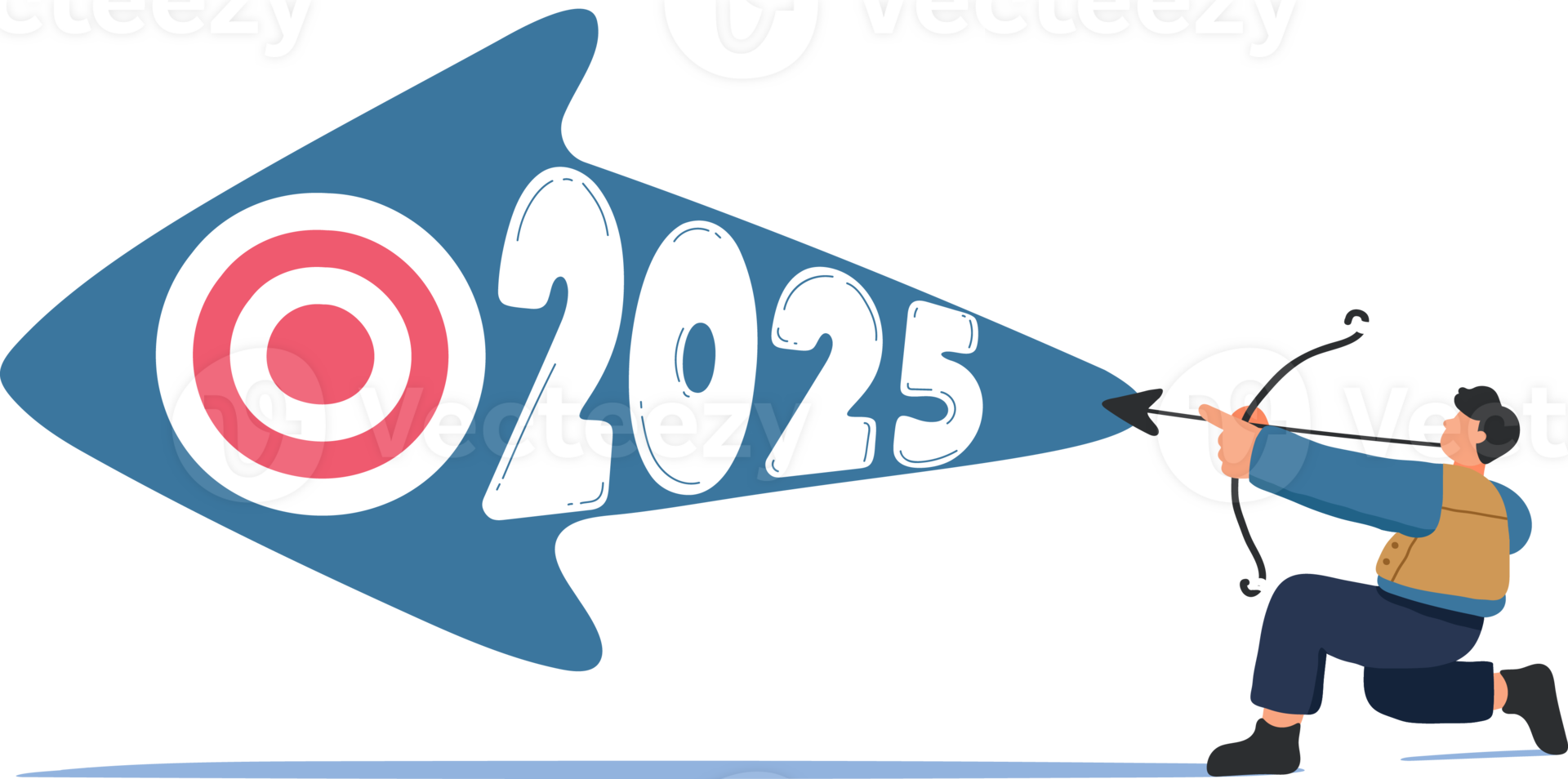 Business Goals 2025. Hitting the Target with Focus and Precision. png