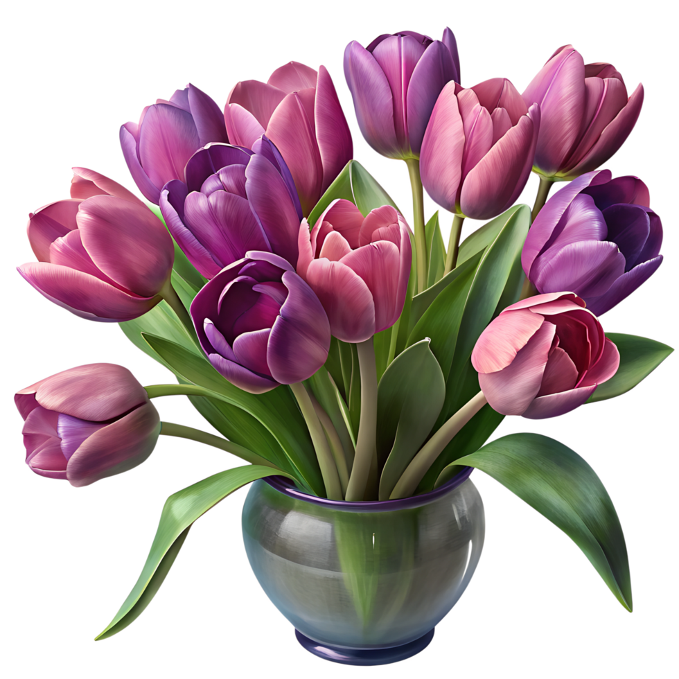 bouquet of tulips png
