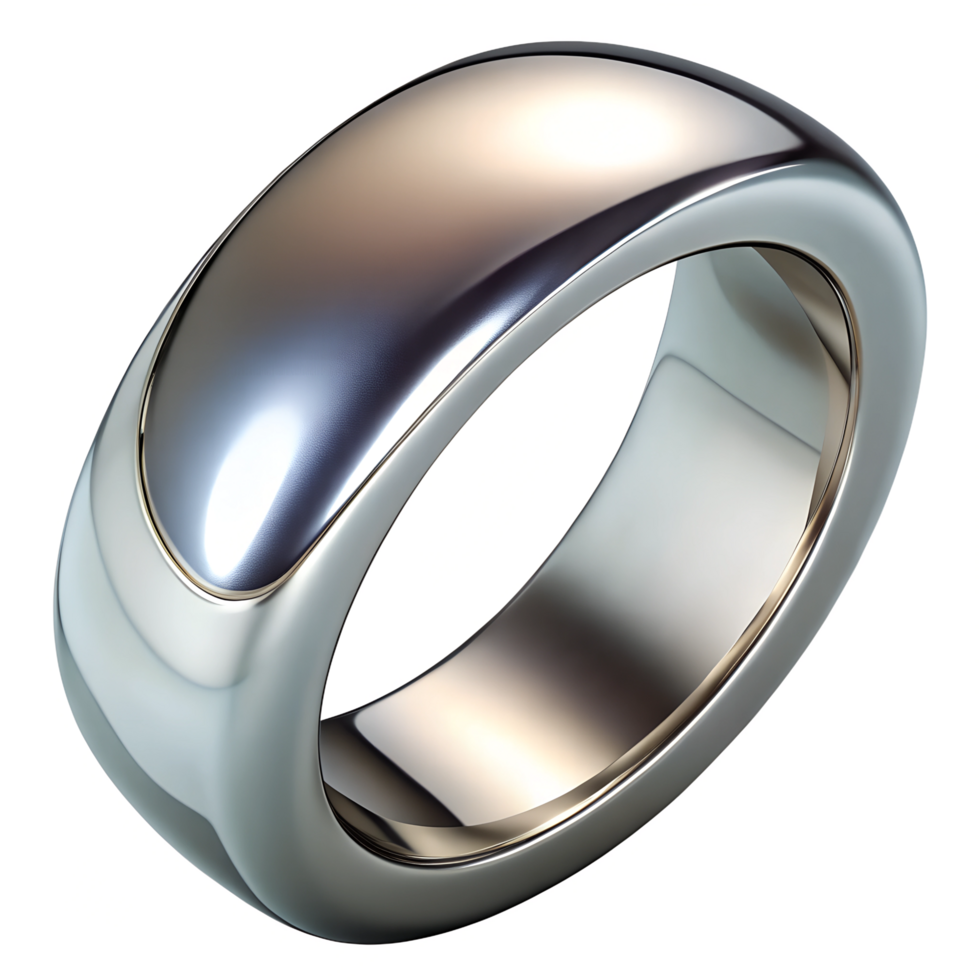 silver wedding ring png