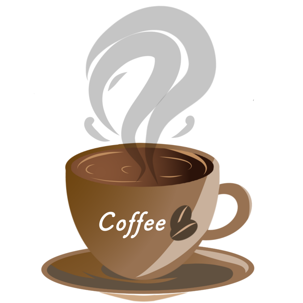 A Cup of Coffee with Bean png