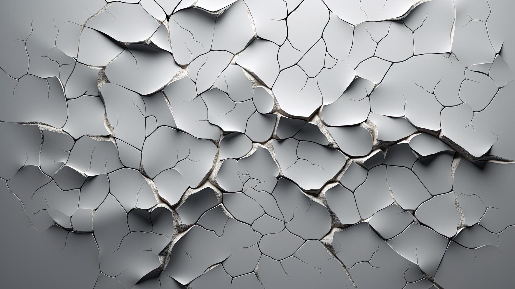 Cracked concrete surface texture photo
