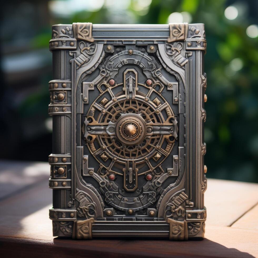 Intricate Steampunk Inspired Mechanical Device photo