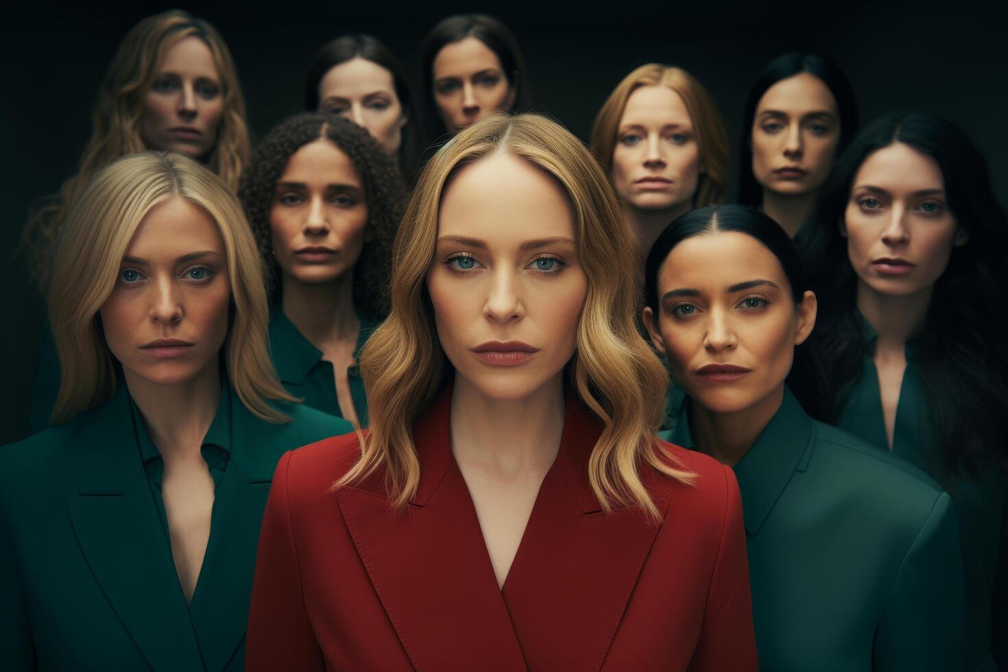 Powerful women in business attire photo