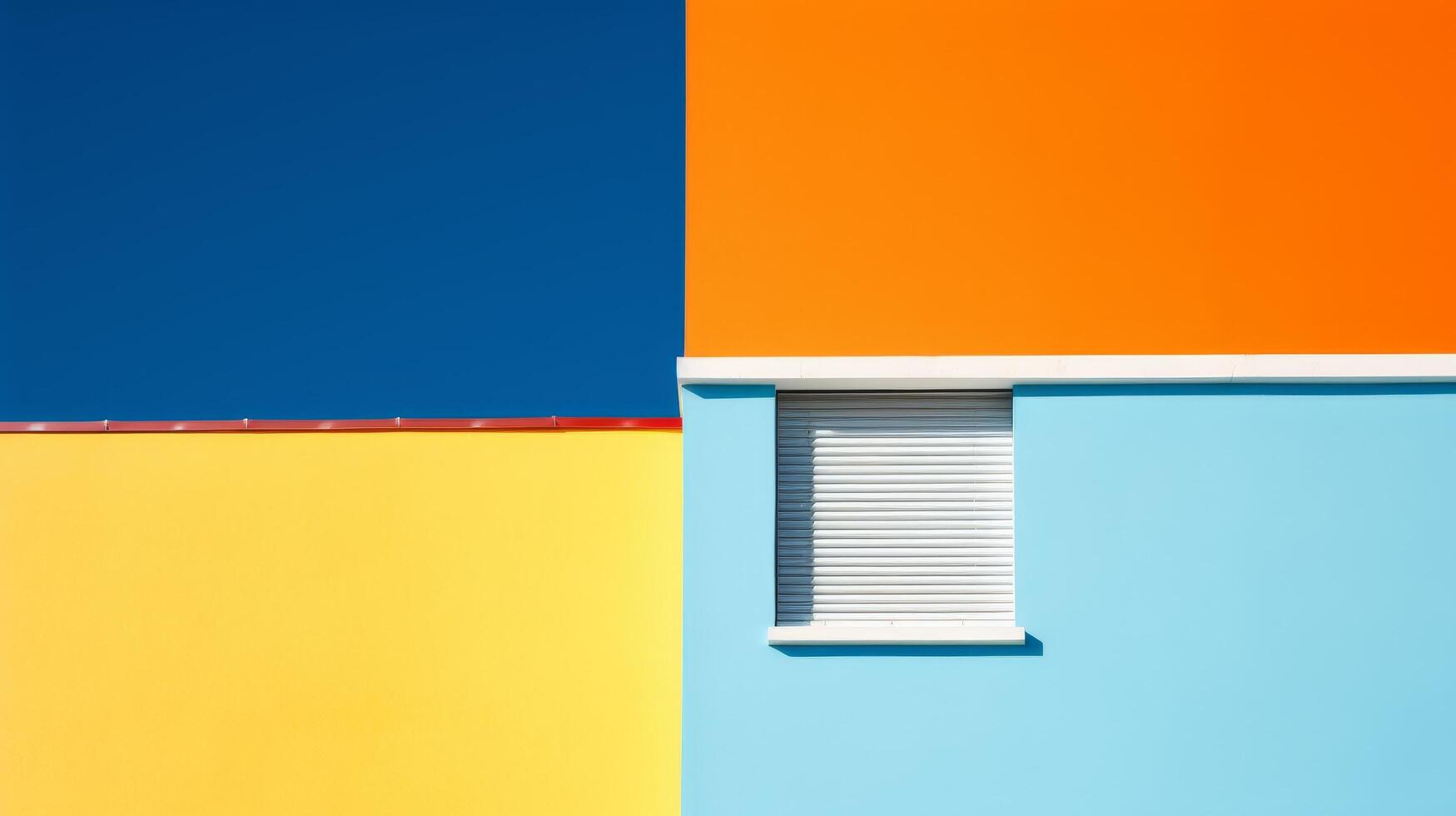 Vibrant Geometric Architecture photo