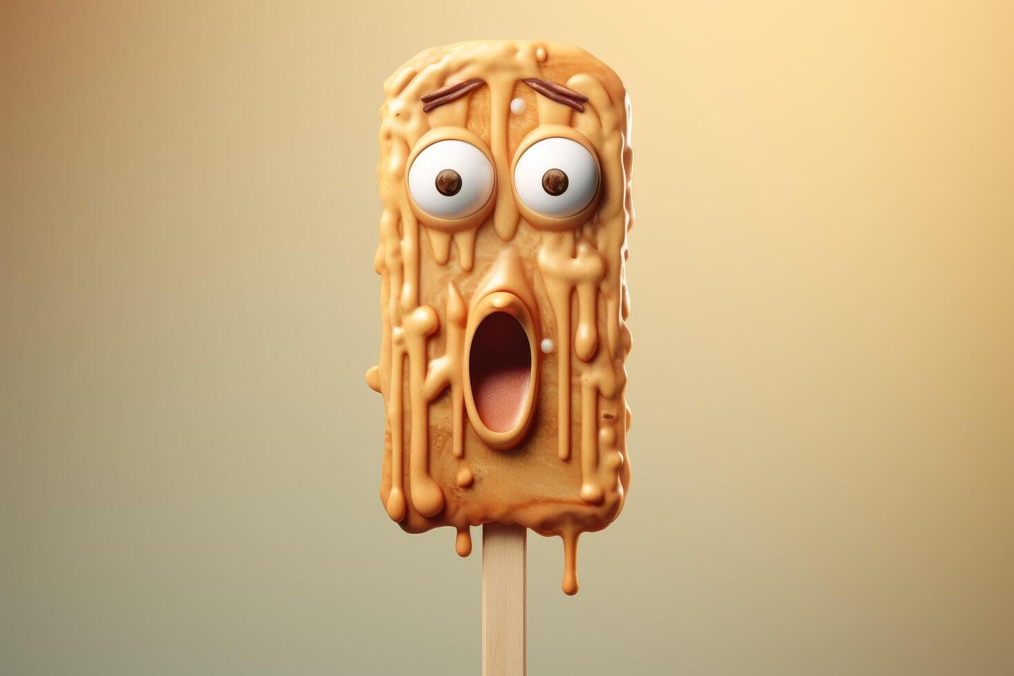 Funny and Quirky Popsicle Character photo