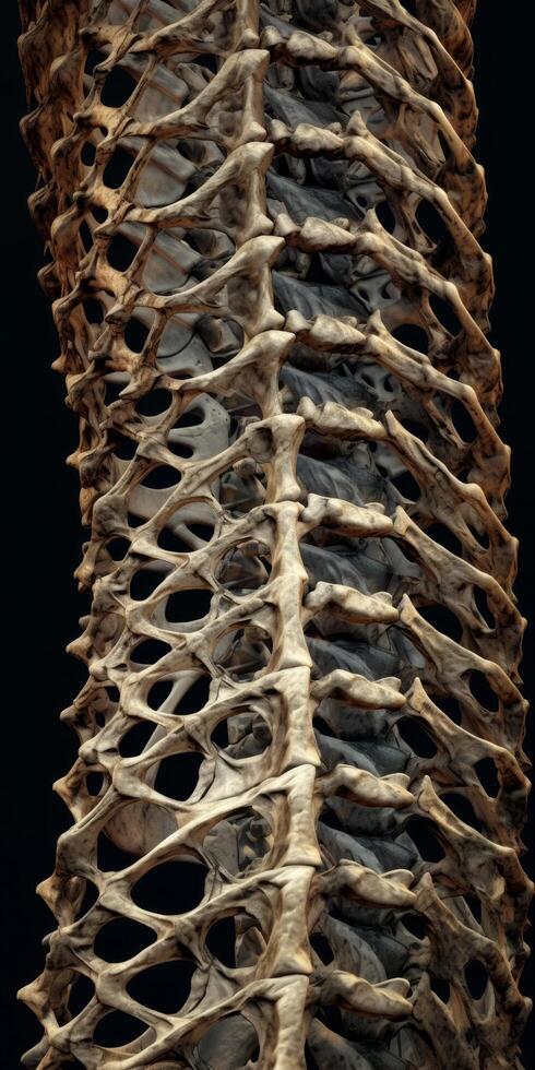 Intricate organic structure with natural patterns photo