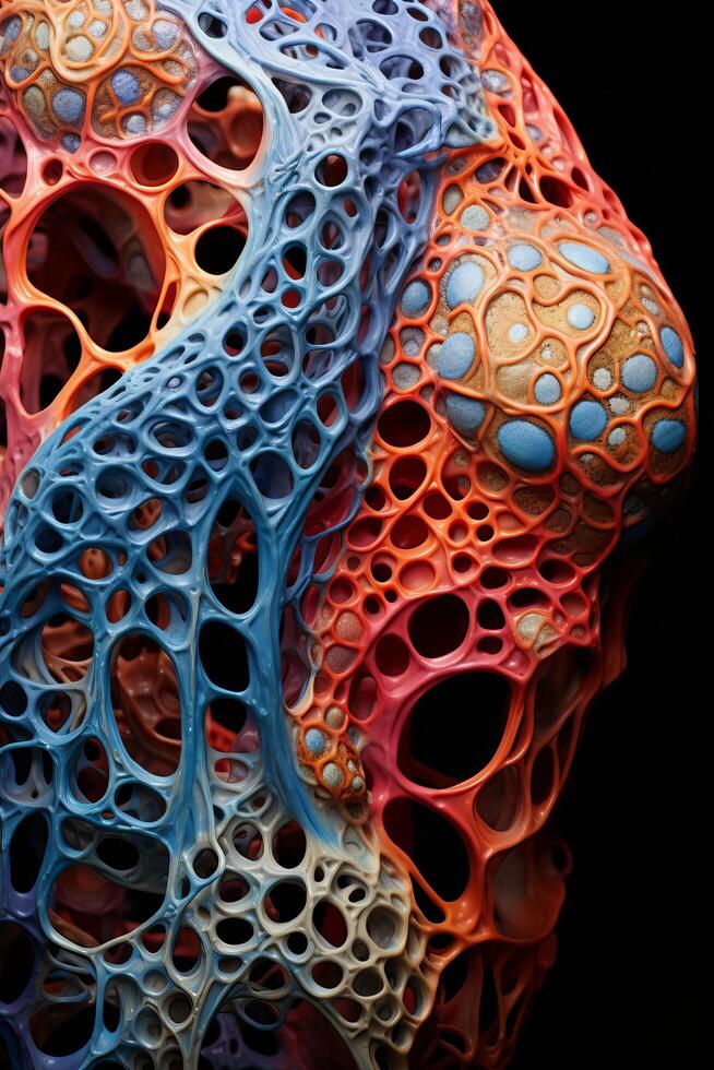 Intricate organic abstract pattern photo